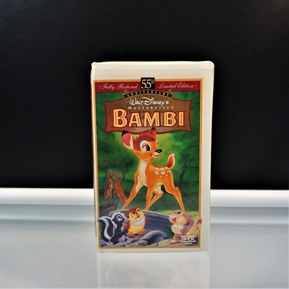 Bambi VHS 55th Anniversary Limited Edition Walt Disney Masterpiece Collection